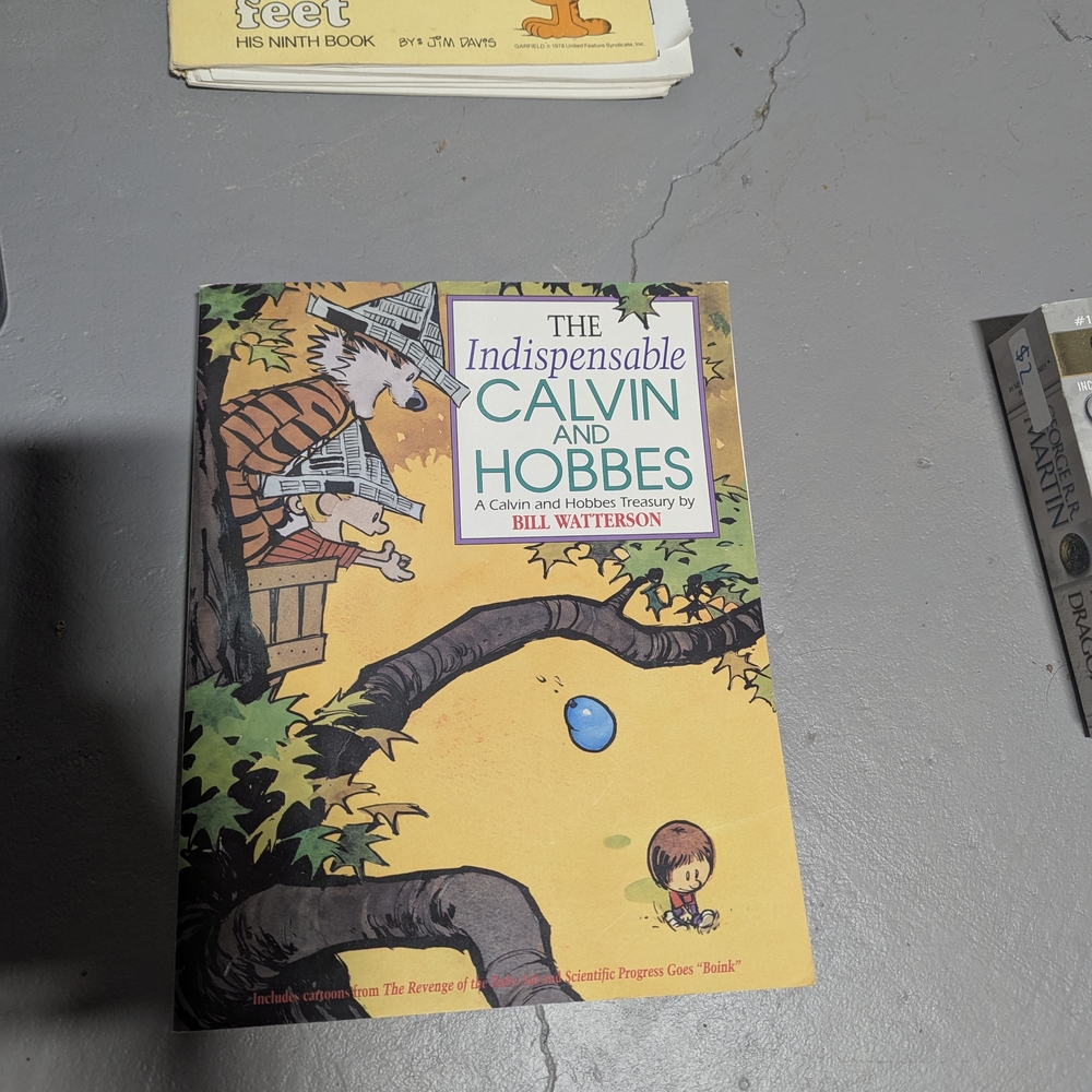 Source Unknown Calvin and Hobbes Comic Book